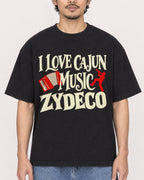 Mockup Boxy Heavyweight Tee Black male close-up 02