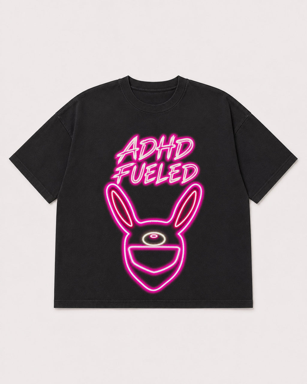 Mockup Boxy Heavyweight Tee Black product