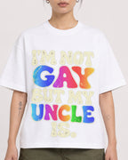 Mockup Boxy Heavyweight Tee White female close-up 12
