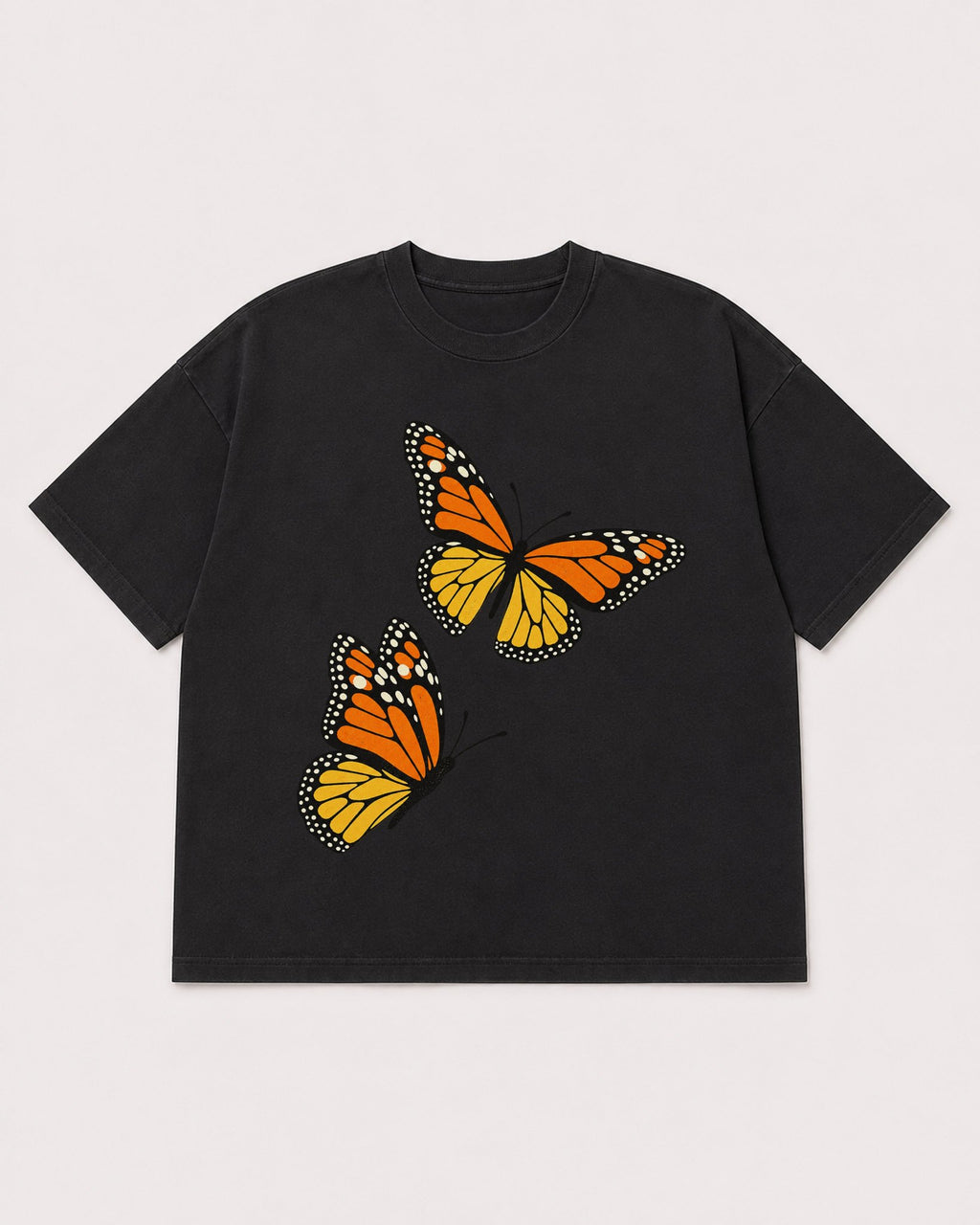 Mockup Boxy Heavyweight Tee Black product