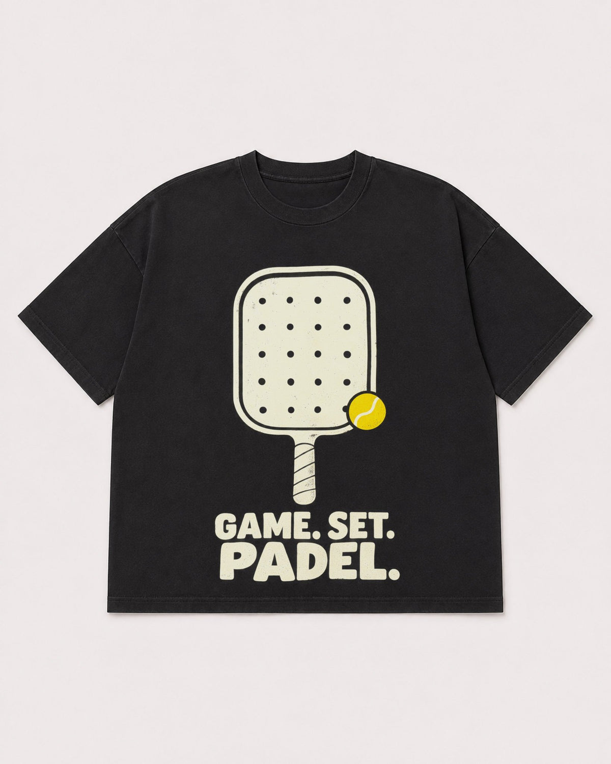 Mockup Boxy Heavyweight Tee Black product