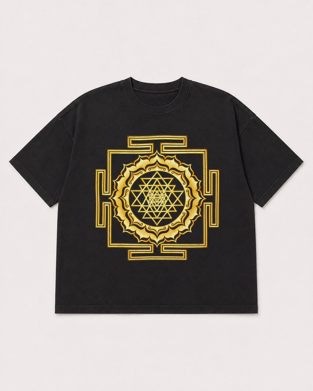 Mockup Boxy Heavyweight Tee Black product