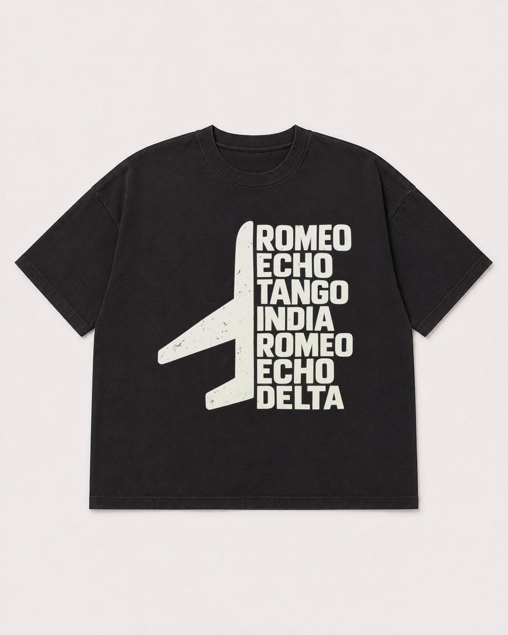 Mockup Boxy Heavyweight Tee Black product