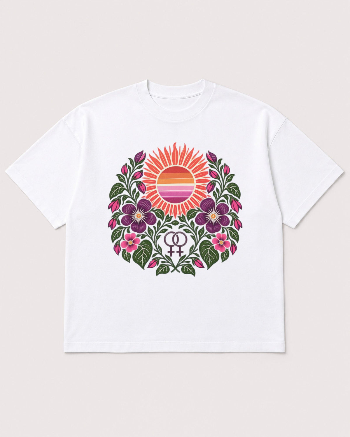 Mockup Boxy Heavyweight Tee White product