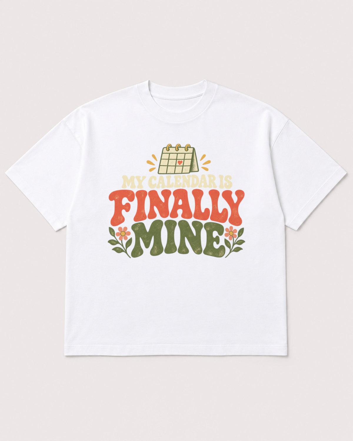 Mockup Boxy Heavyweight Tee White product