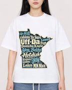 Mockup Boxy Heavyweight Tee White female close-up 01