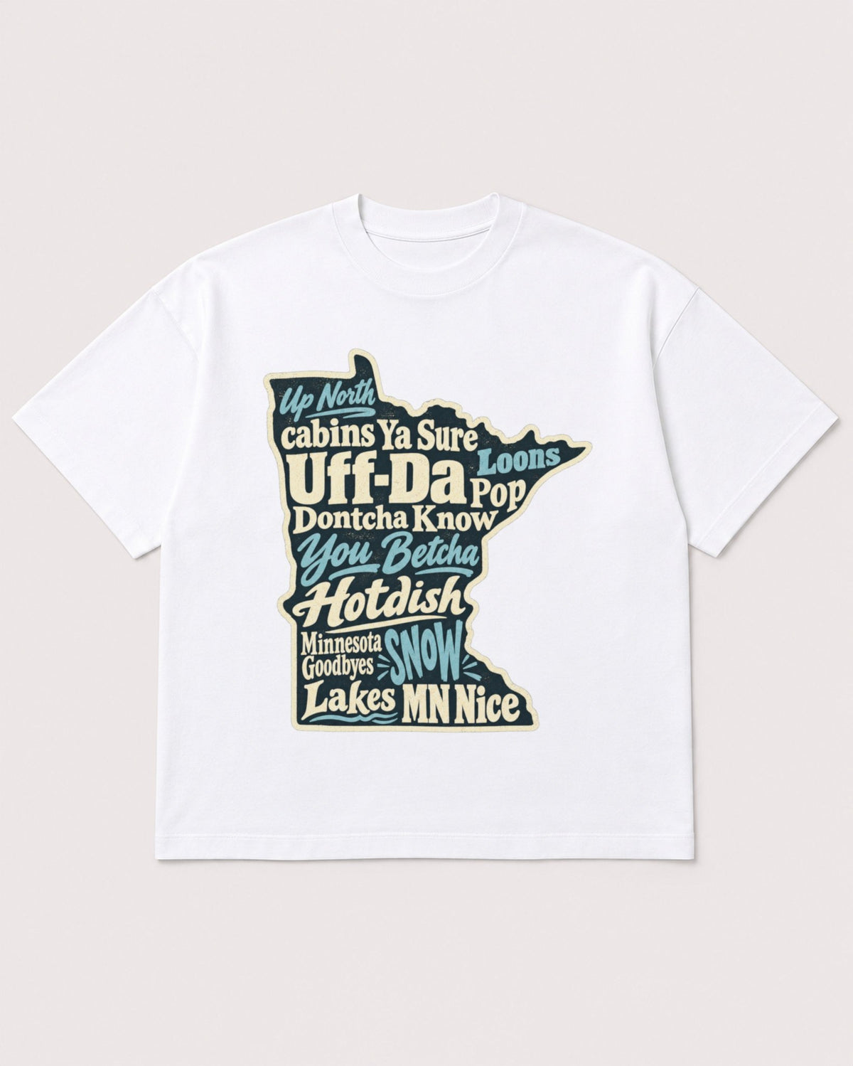 Mockup Boxy Heavyweight Tee White product