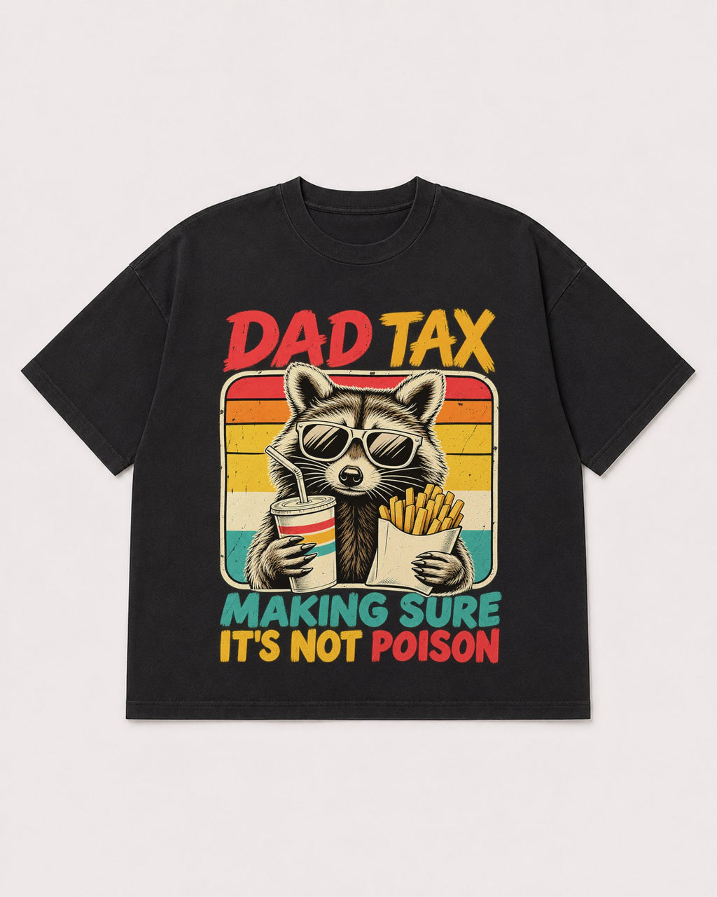 Mockup Boxy Heavyweight Tee Black product