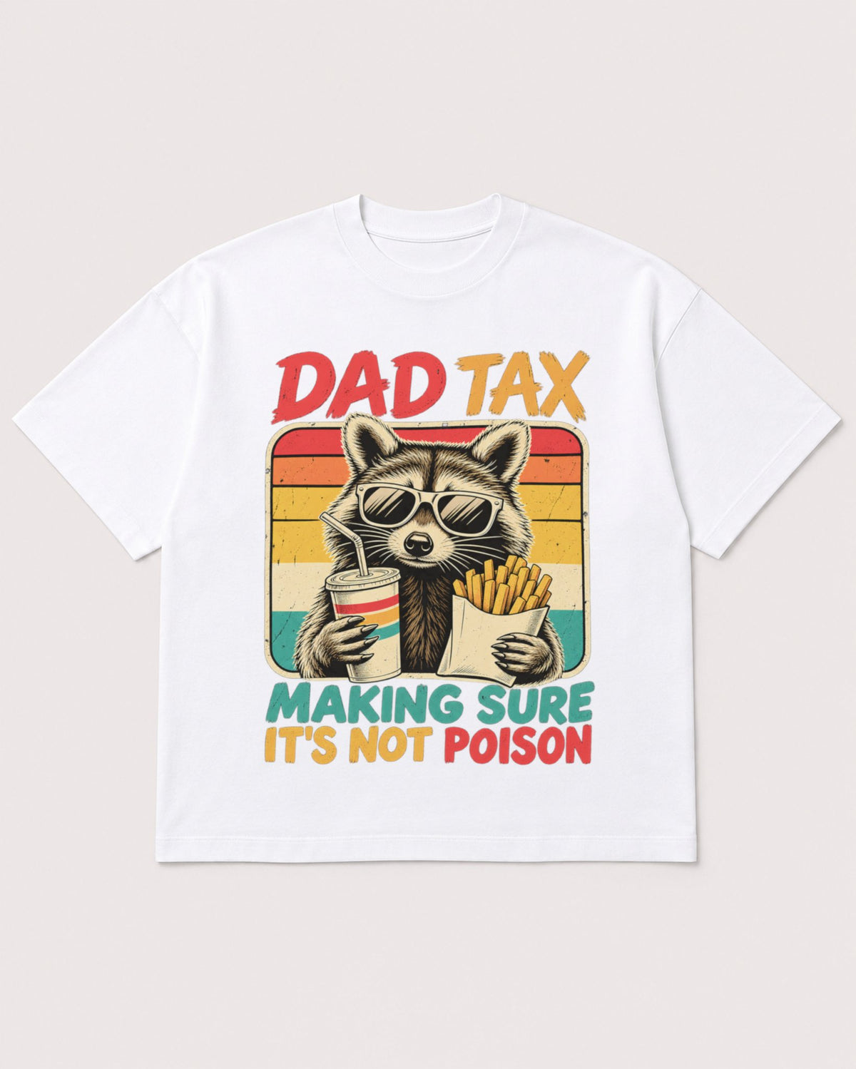 Mockup Boxy Heavyweight Tee White product