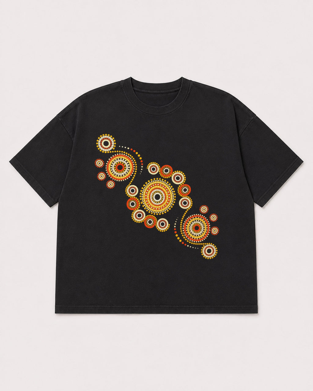 Mockup Boxy Heavyweight Tee Black product