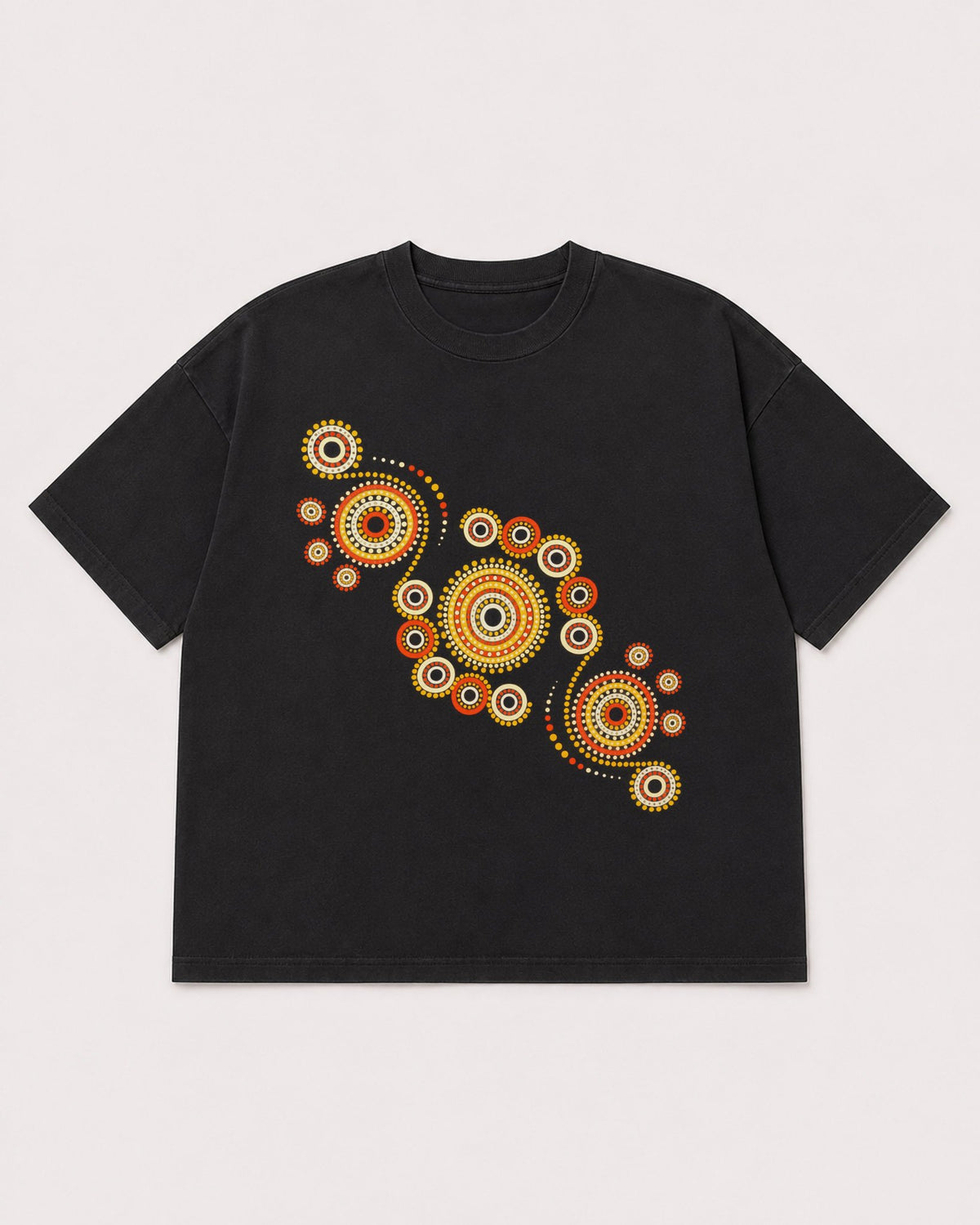 Mockup Boxy Heavyweight Tee Black product