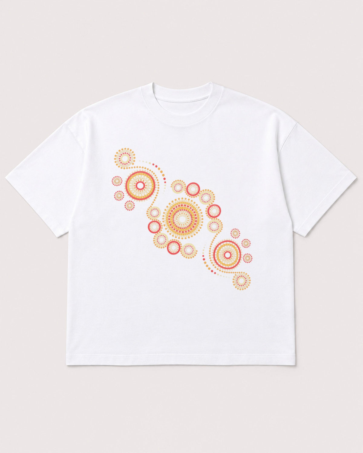 Mockup Boxy Heavyweight Tee White product