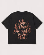 Mockup Boxy Heavyweight Tee Black product