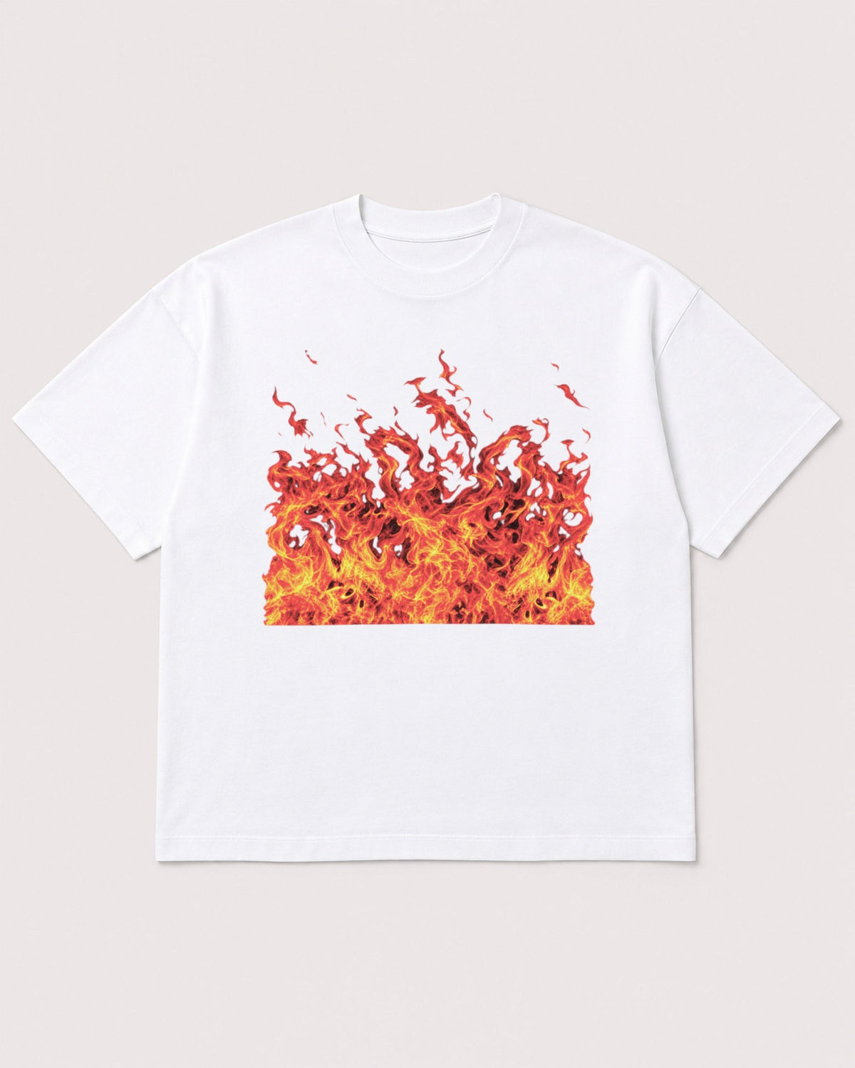Mockup Boxy Heavyweight Tee White product
