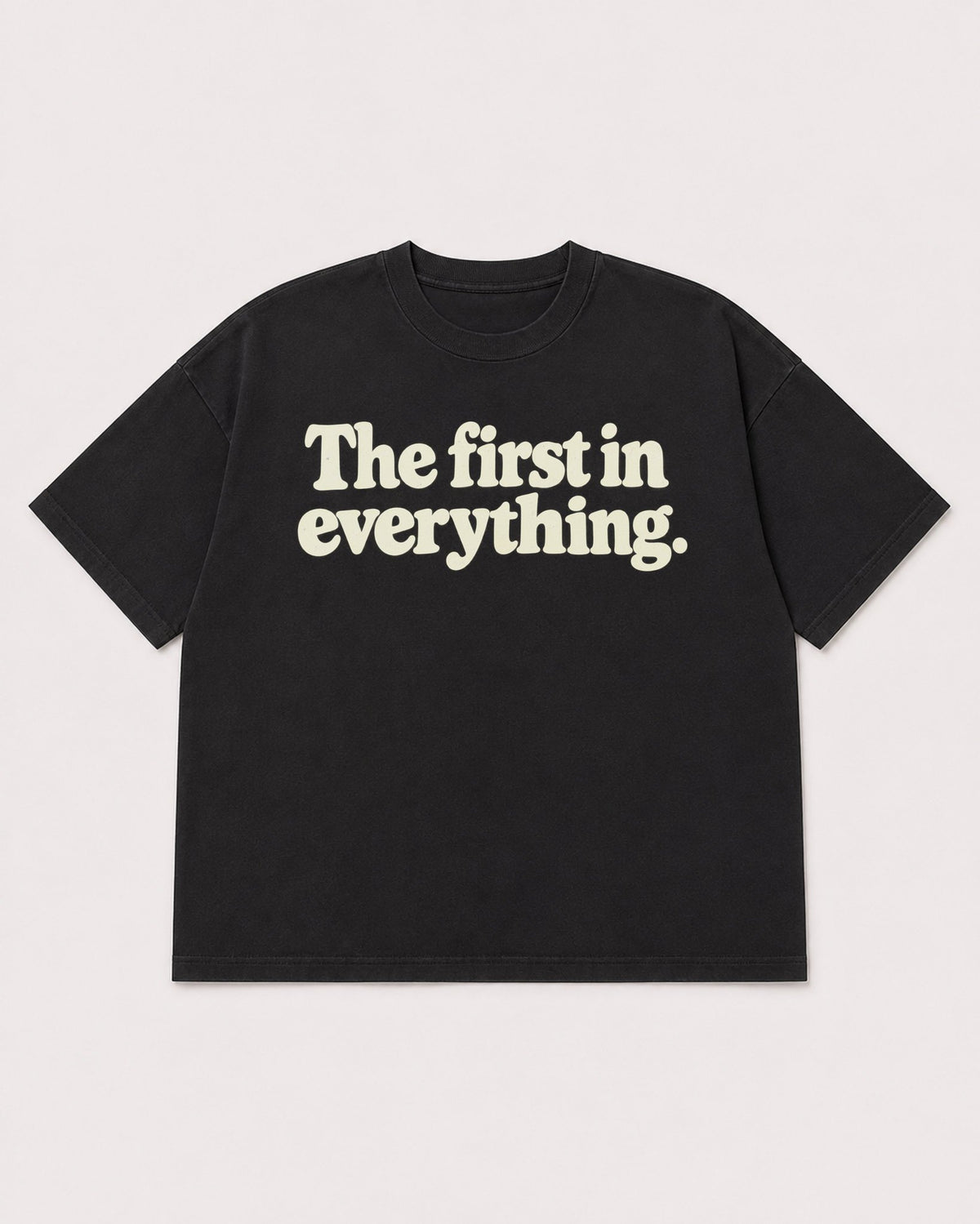 Mockup Boxy Heavyweight Tee Black product