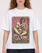 Mockup Boxy Heavyweight Tee White female close-up 09
