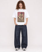 Mockup Boxy Heavyweight Tee White female full-body 09