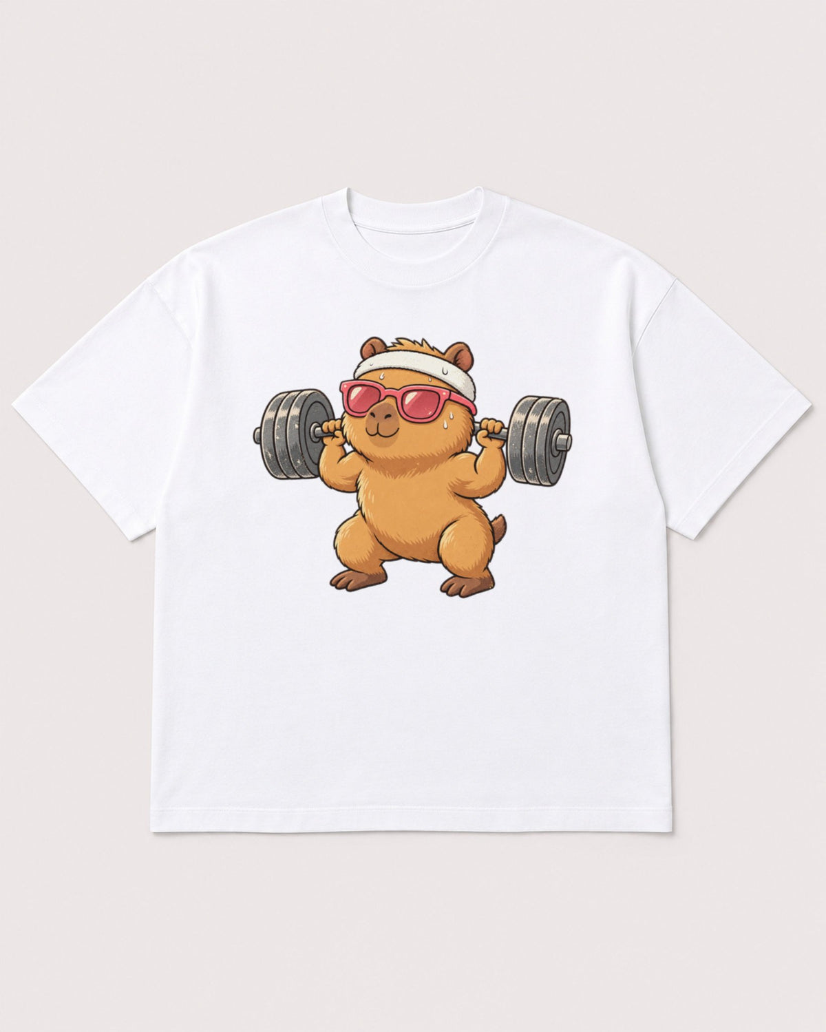 Mockup Boxy Heavyweight Tee White product