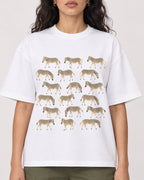 Mockup Boxy Heavyweight Tee White female close-up 07