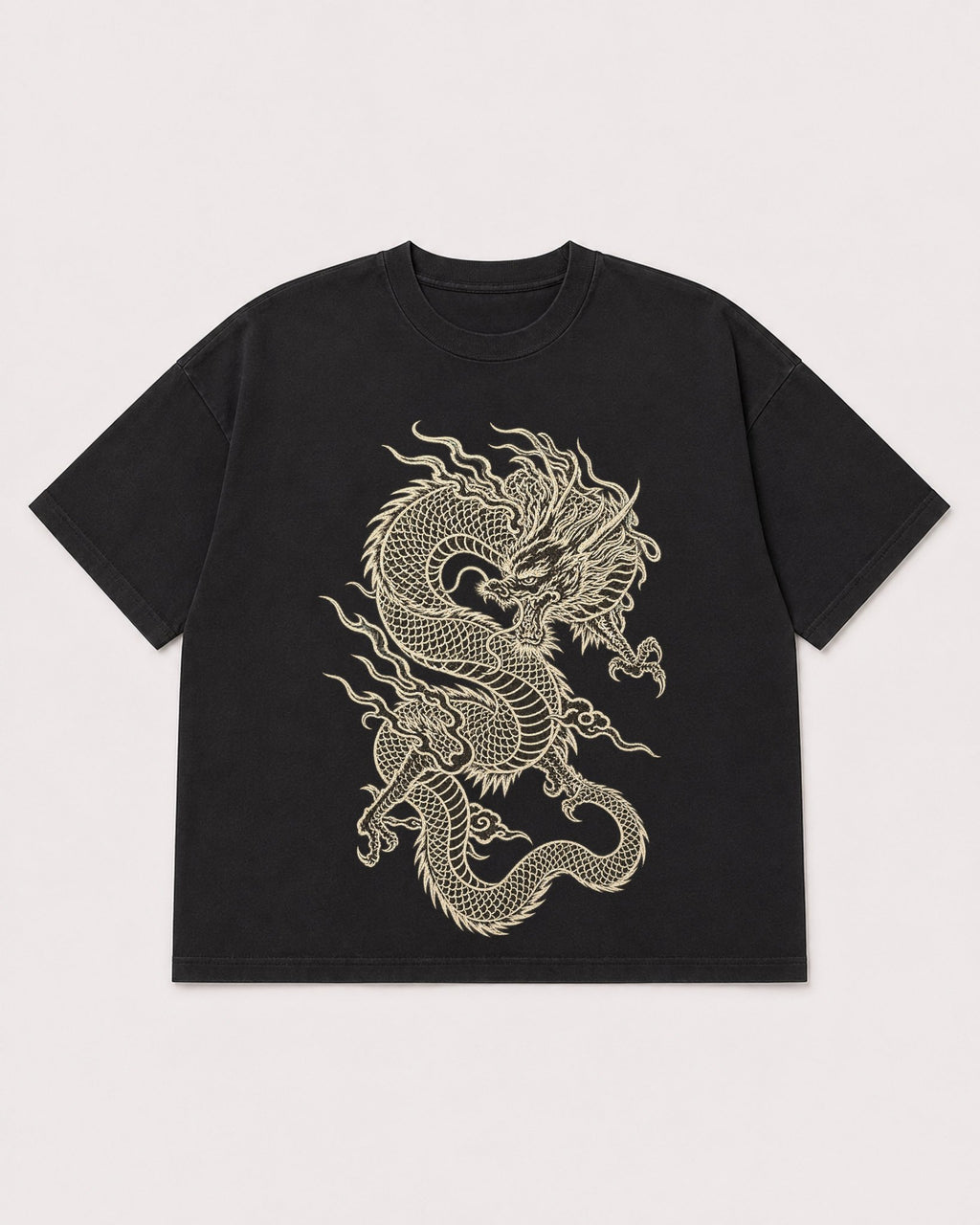 Mockup Boxy Heavyweight Tee Black product