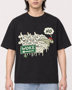 Mockup Boxy Heavyweight Tee Black male close-up 41