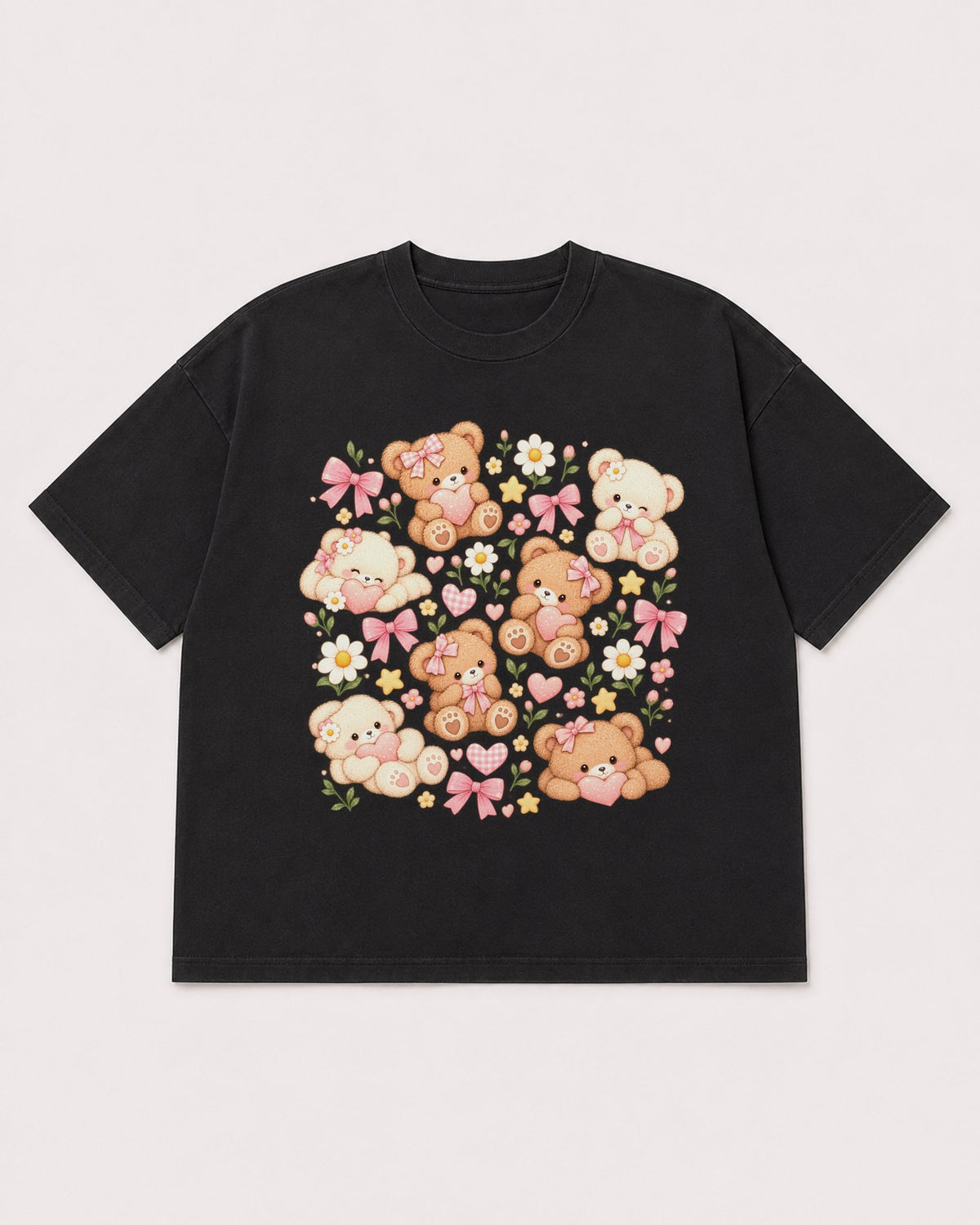 Mockup Boxy Heavyweight Tee Black product