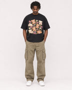 Mockup Boxy Heavyweight Tee Black male full-body 04