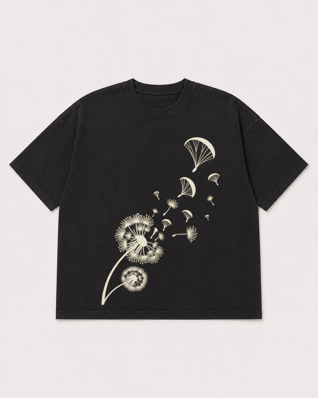 Mockup Boxy Heavyweight Tee Black product