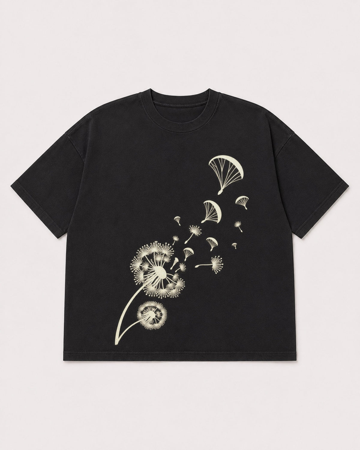 Mockup Boxy Heavyweight Tee Black product