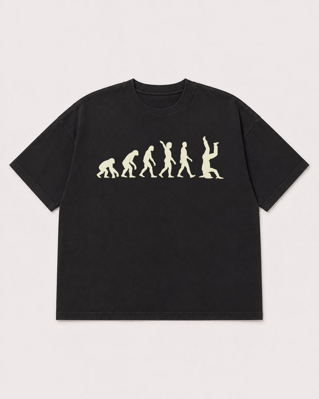 Mockup Boxy Heavyweight Tee Black product