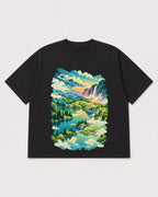 Mockup Boxy Heavyweight Tee Black product