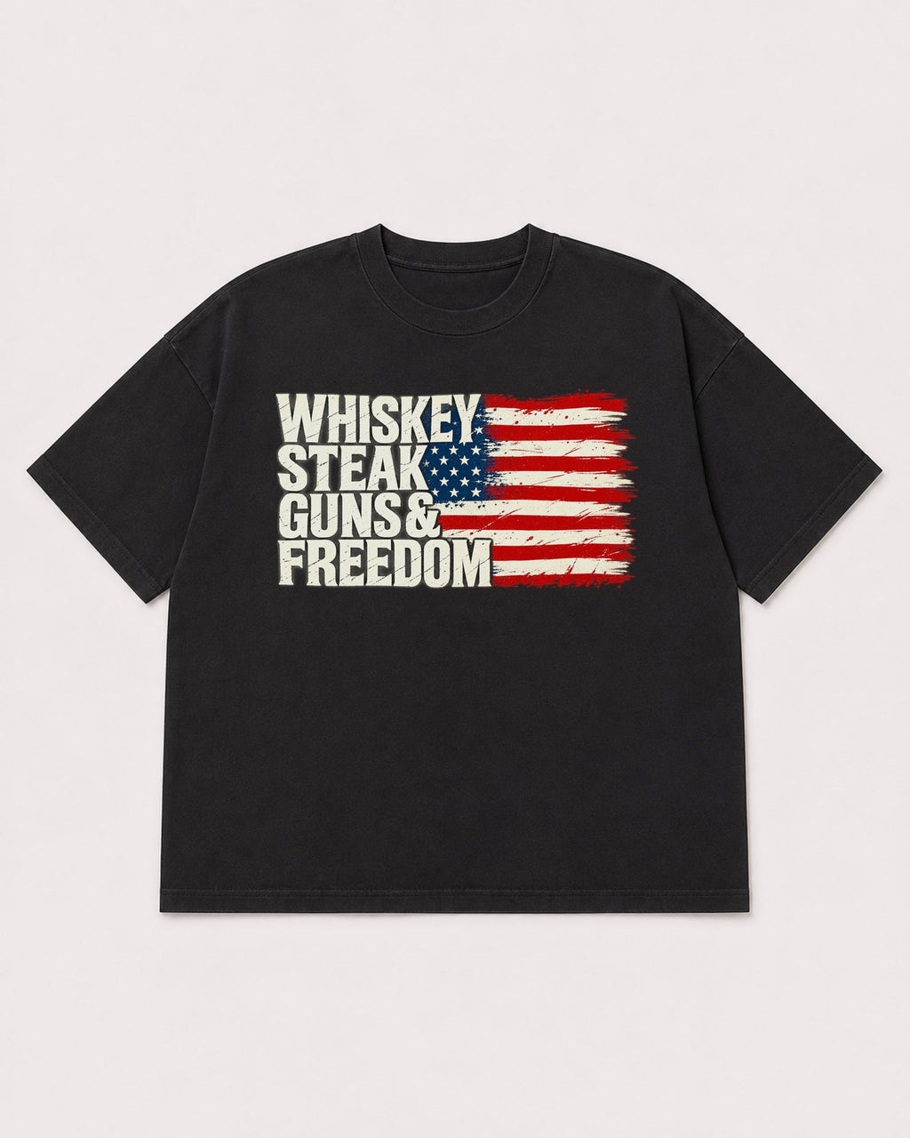 Mockup Boxy Heavyweight Tee Black product