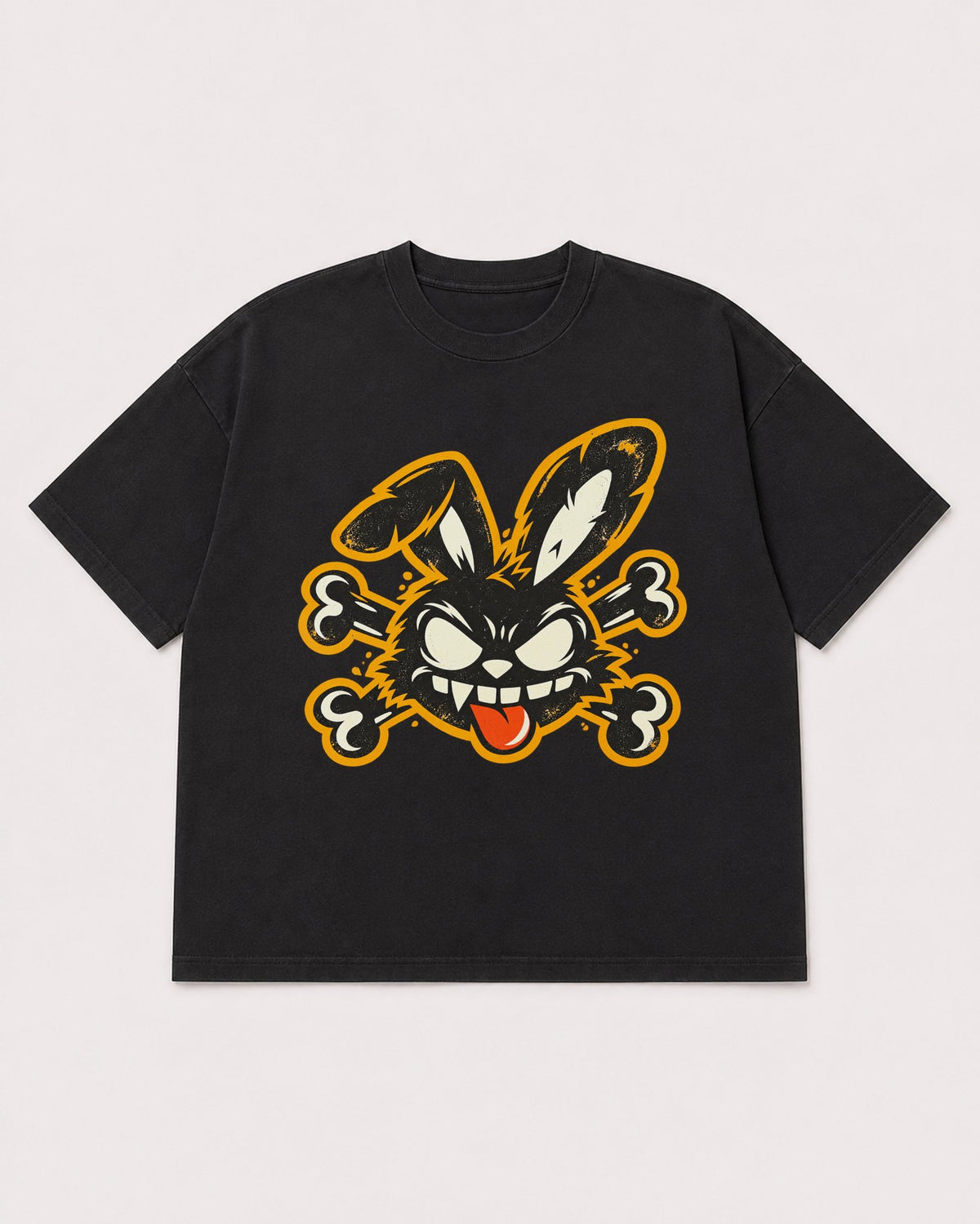 Mockup Boxy Heavyweight Tee Black product