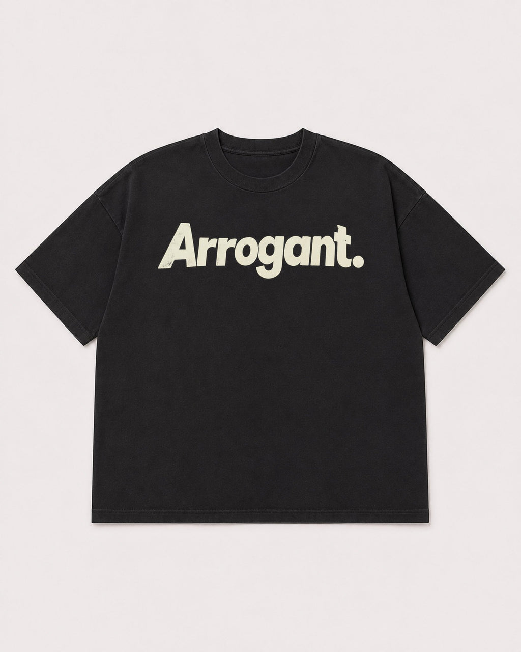 Mockup Boxy Heavyweight Tee Black product