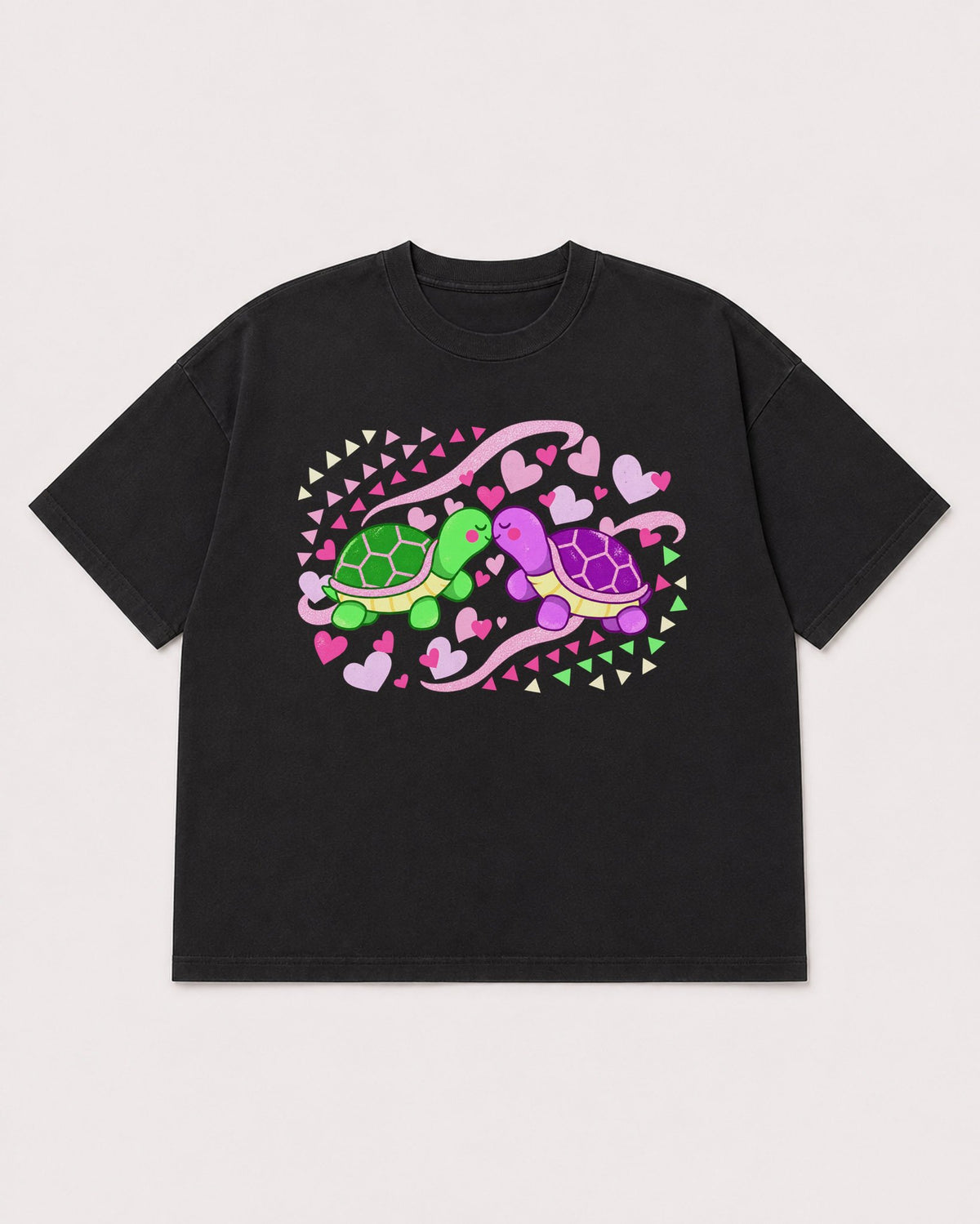 Mockup Boxy Heavyweight Tee Black product