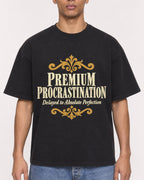 Mockup Boxy Heavyweight Tee Black male close-up 50