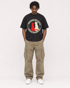 Mockup Boxy Heavyweight Tee Black male full-body 04