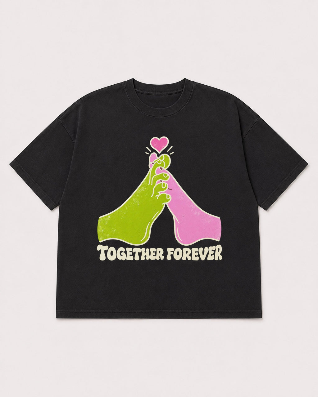 Mockup Boxy Heavyweight Tee Black product