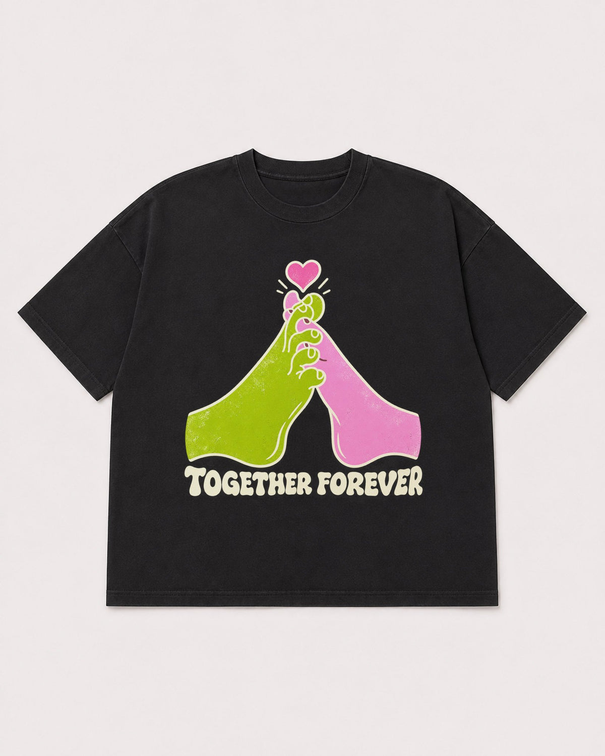 Mockup Boxy Heavyweight Tee Black product