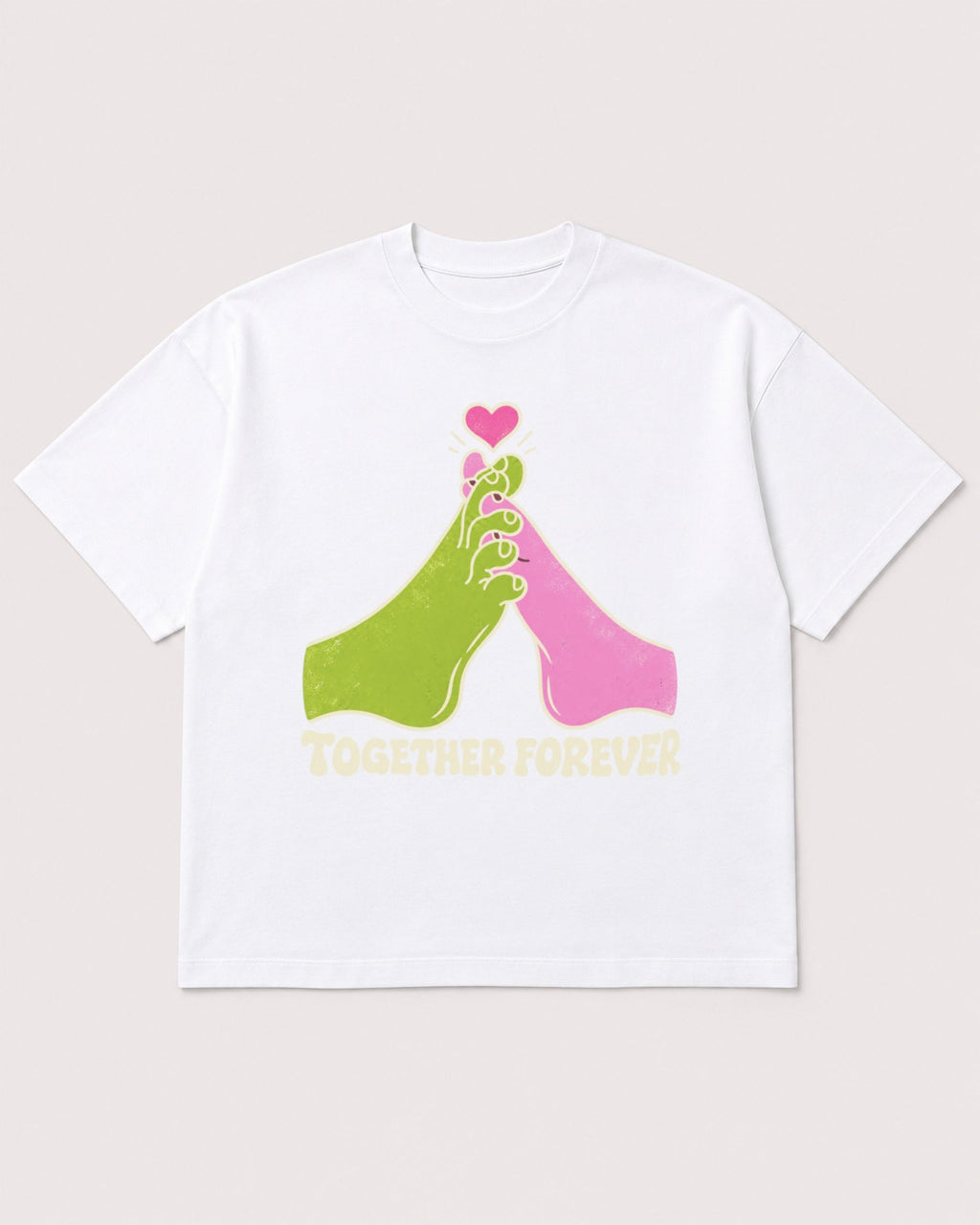 Mockup Boxy Heavyweight Tee White product