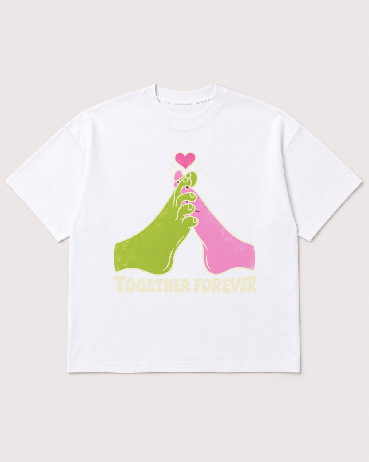 Mockup Boxy Heavyweight Tee White product