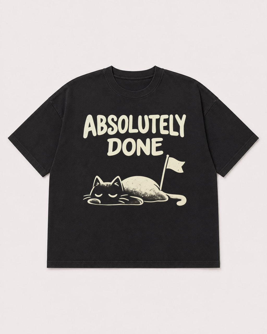 Mockup Boxy Heavyweight Tee Black product