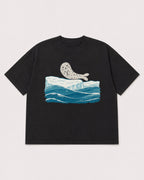 Mockup Boxy Heavyweight Tee Black product