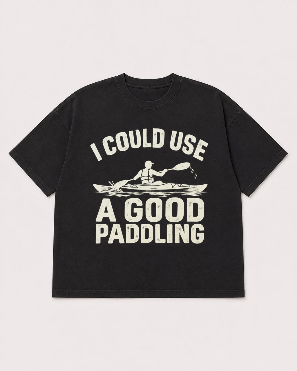 Mockup Boxy Heavyweight Tee Black product