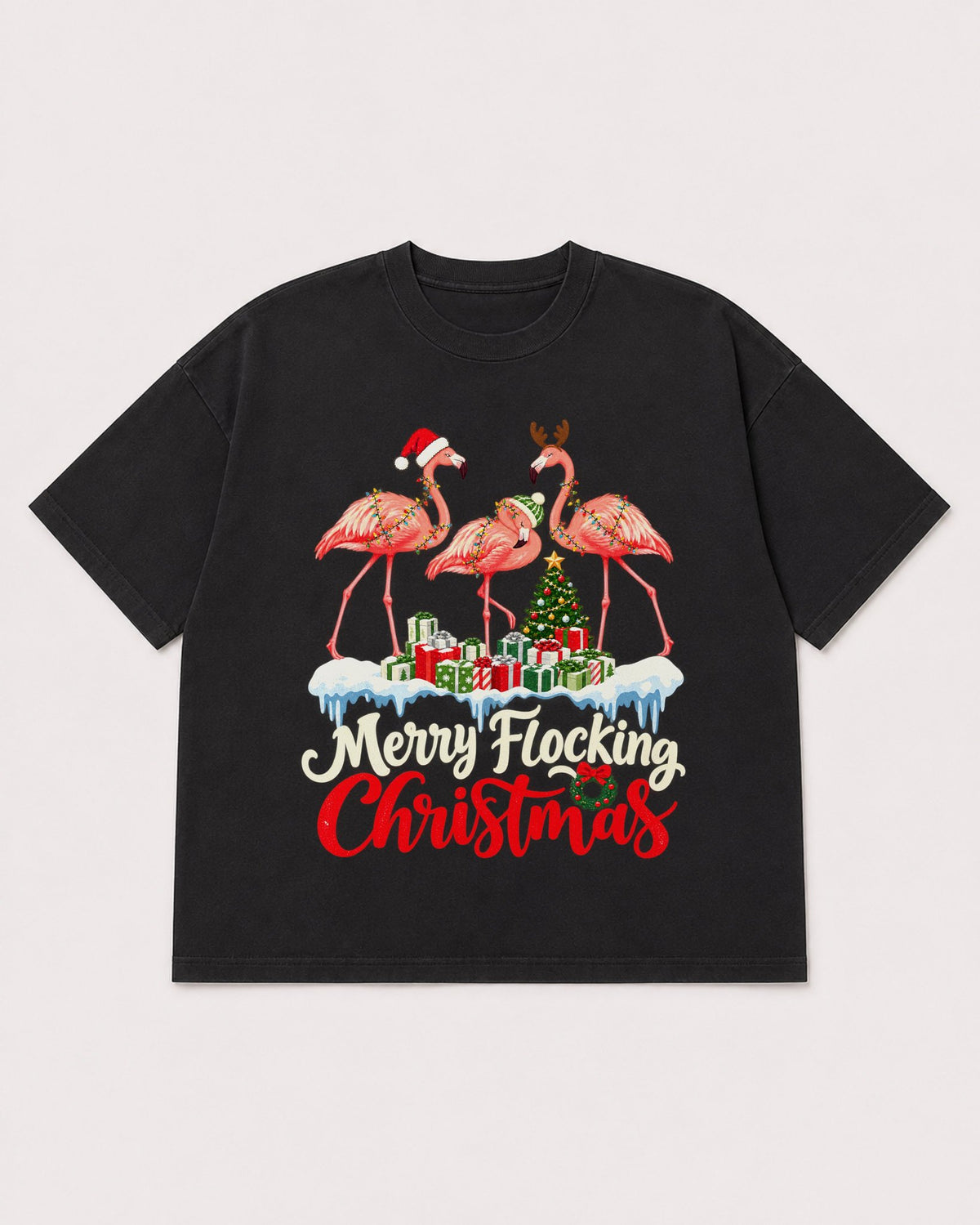 Mockup Boxy Heavyweight Tee Black product