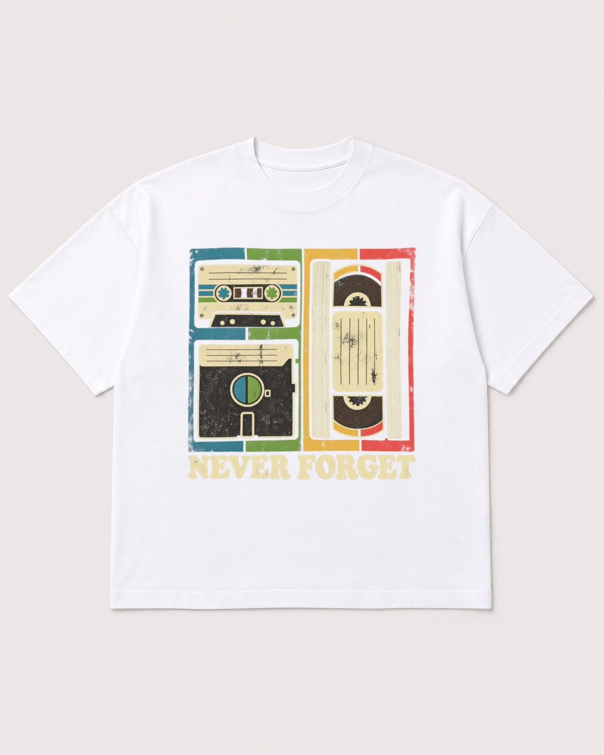 Mockup Boxy Heavyweight Tee White product