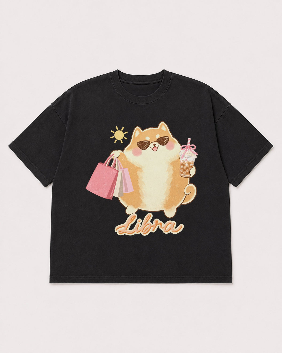 Mockup Boxy Heavyweight Tee Black product