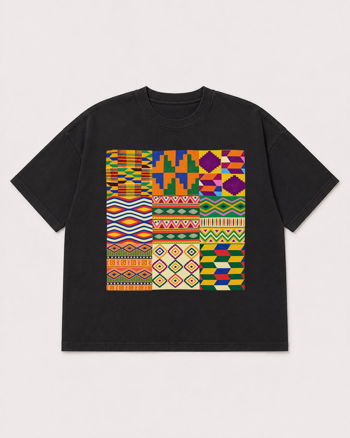 Mockup Boxy Heavyweight Tee Black product