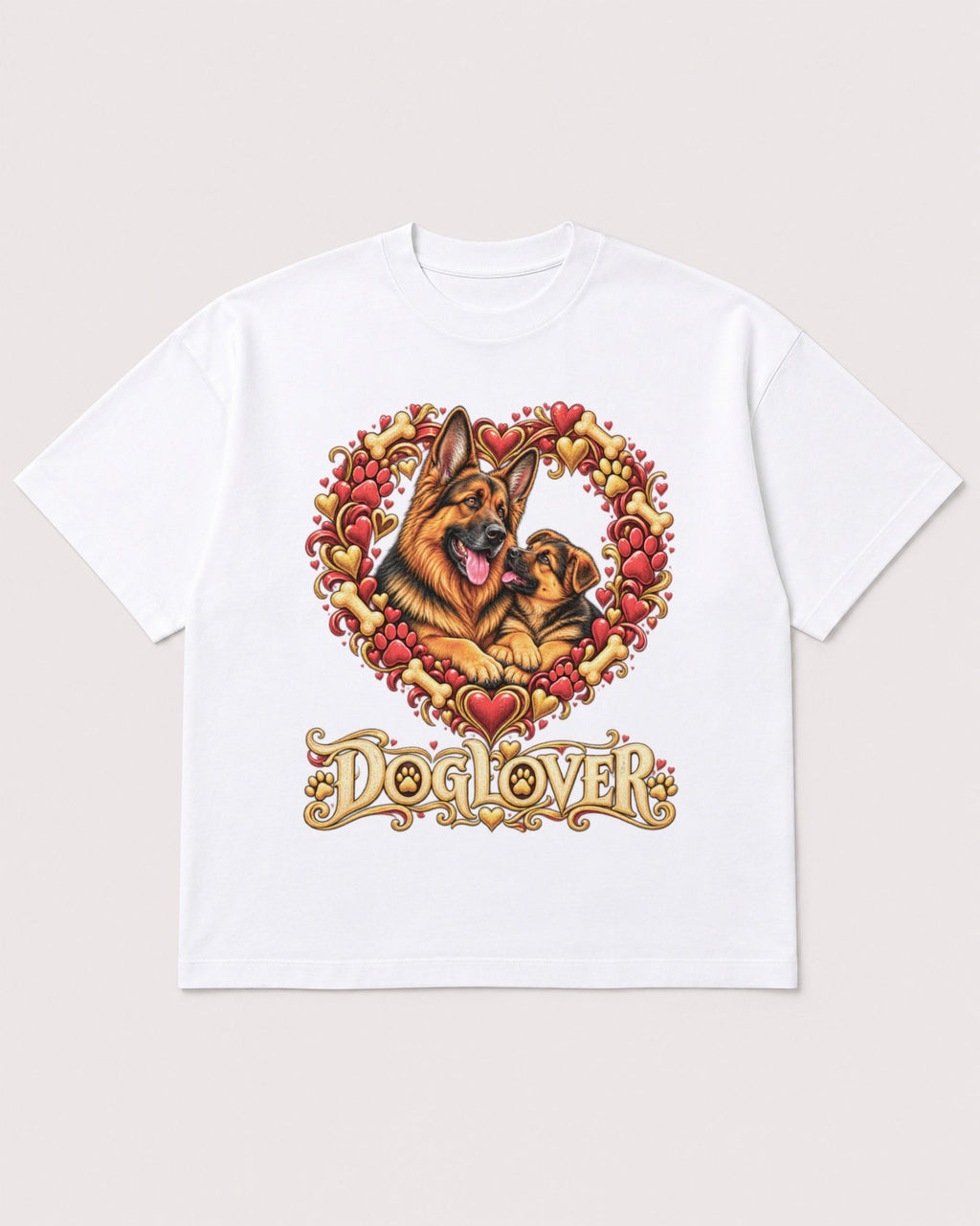 Mockup Boxy Heavyweight Tee White product