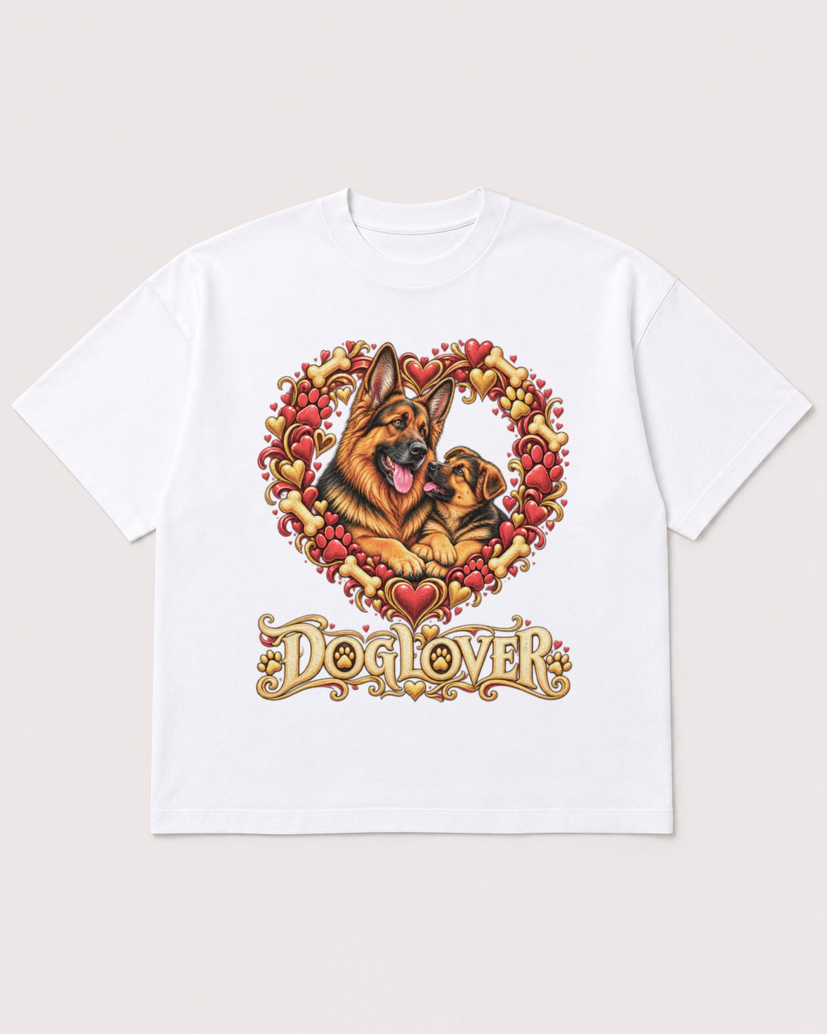 Mockup Boxy Heavyweight Tee White product